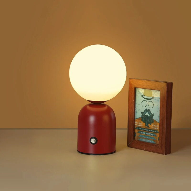 Floroux - lampe de table LED rechargeable pour un éclairage confortable dans la chambre et le salon