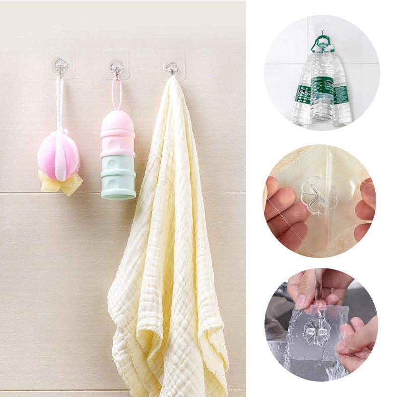 Floroux - Crochets adhésifs sans couture (10/20/30 pièces)