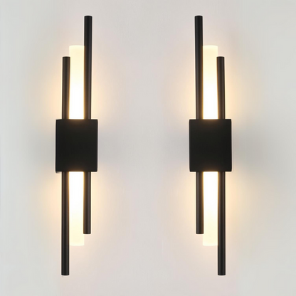 Floroux d'Or - Applique élégante au design luxueux doré-noir