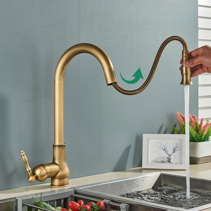 VintageTap – Robinet de cuisine rétro avec finition en laiton