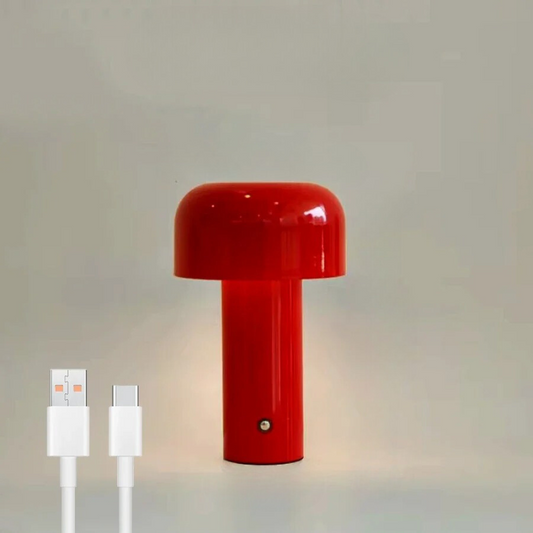 Floroux - Lampe de table LED champignon rechargeable pour une atmosphère cosy
