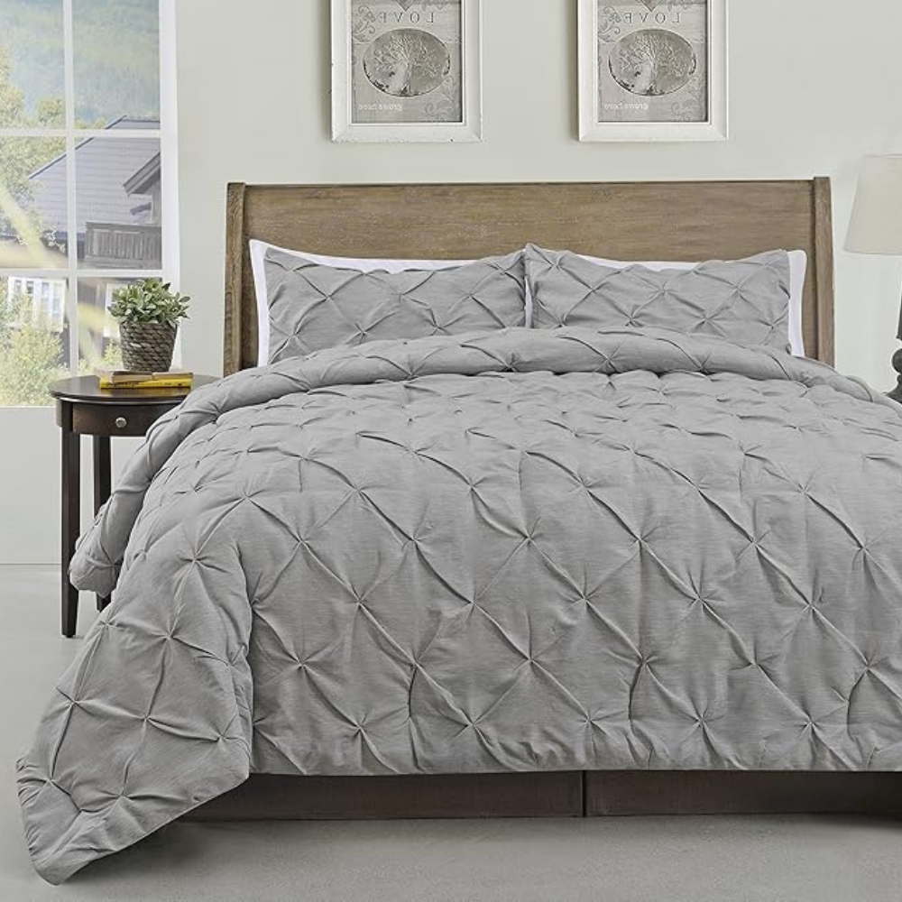 Floroux - Ensemble de literie trois pièces de haute qualité pour un sommeil stylé