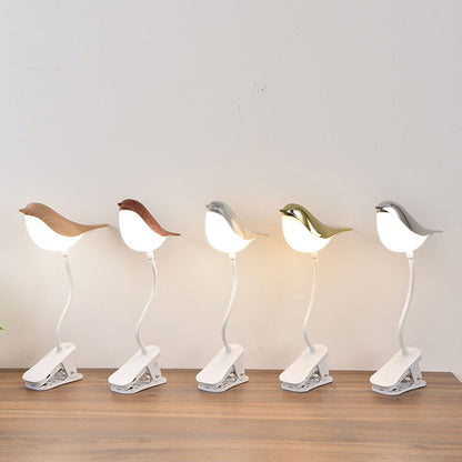 Floroux LED Table Lamp Nordic | USB Charge | Night Light with Bird Clip | Modern Design