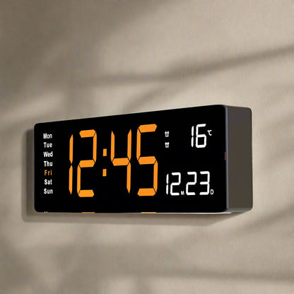 Horloge numérique en acrylique coloré - Apportez de la couleur à votre intérieur !