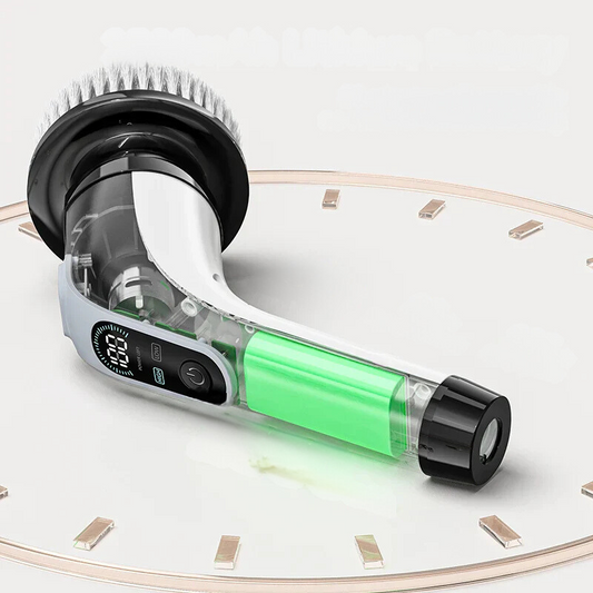 Floroux - Brosse de nettoyage électrique sans fil avec 7 accessoires de nettoyage