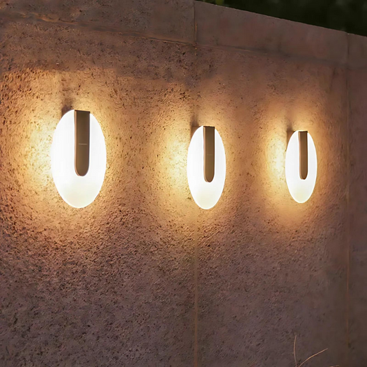 Floroux - Applique murale extérieure élégante avec éclairage LED blanc chaud pour des soirées détendues
