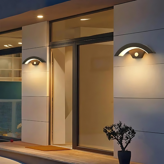 Floroux | Luminaire extérieur LED élégant et étanche avec capteur de mouvement