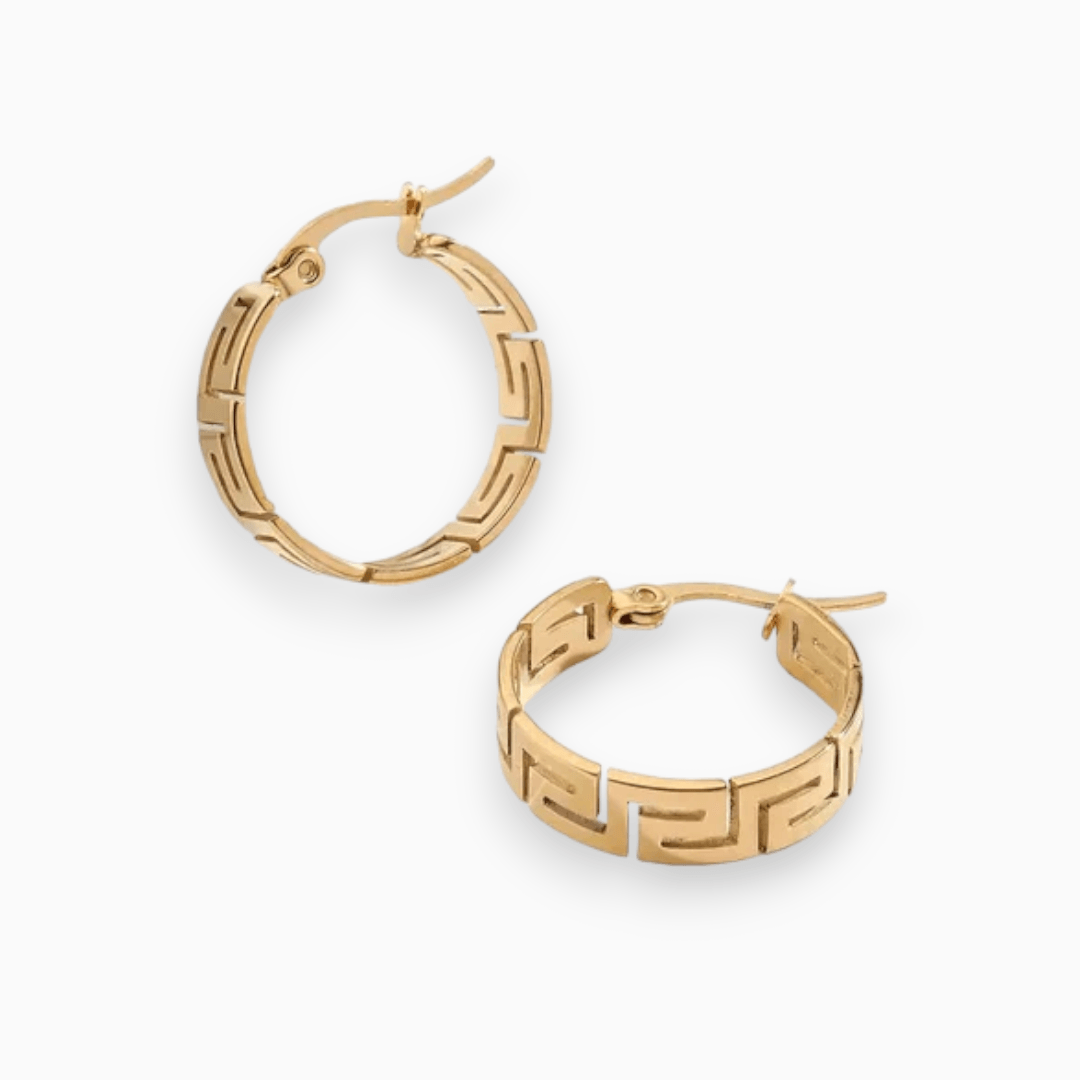 EleganceEarrings - Luxe Lila Boucles d'oreilles