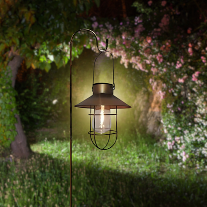 Floroux | Lampe solaire vintage pour usage extérieur