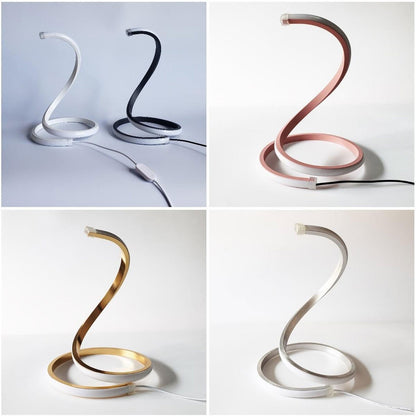 Floroux Lampe de table LED | Design de serpent créatif | Dimming tactile | Moderne & Élégant