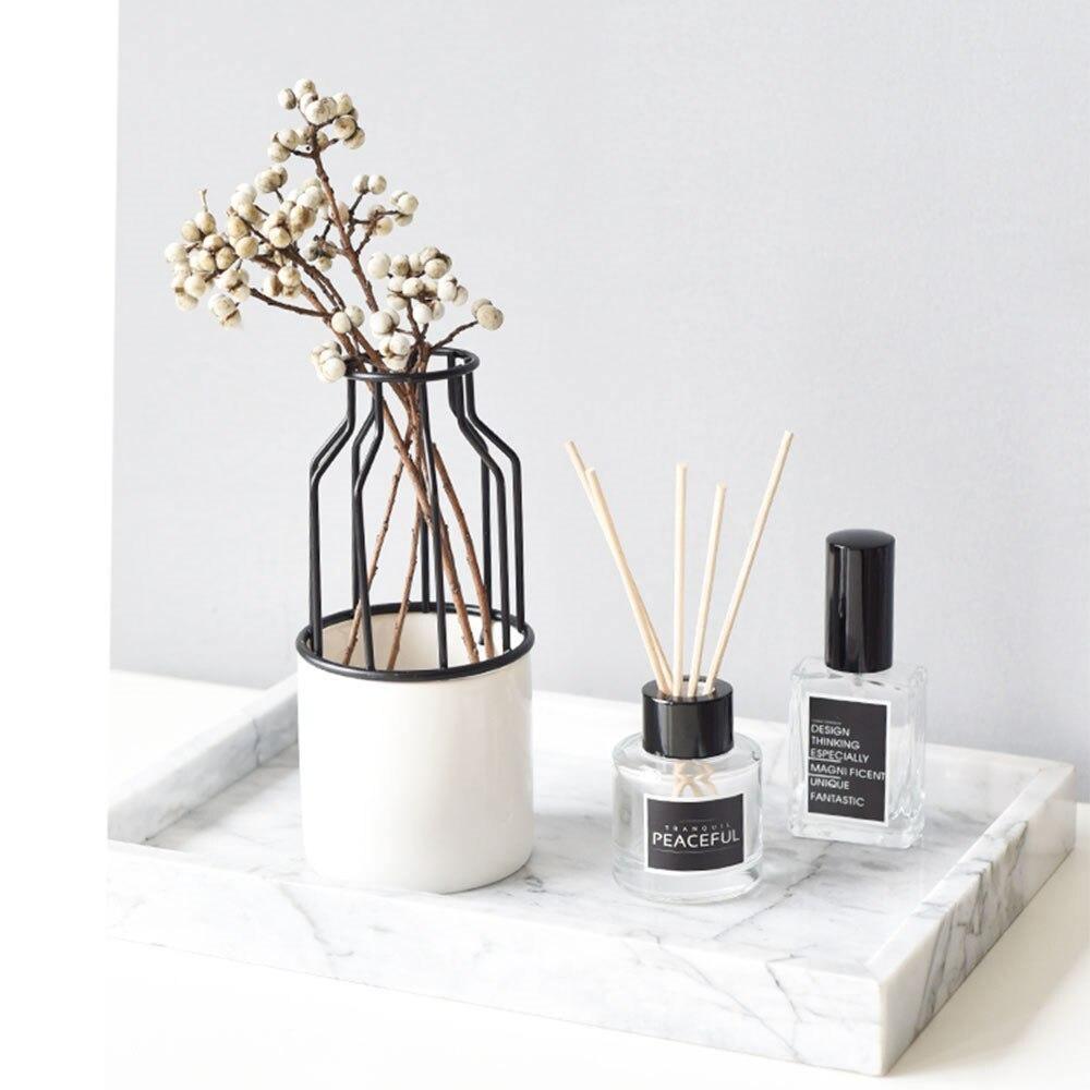 Fer-Ceramic Floroux Vase Design | Modern Grid Pattern | Elegant Decoration | For Living Room & Office