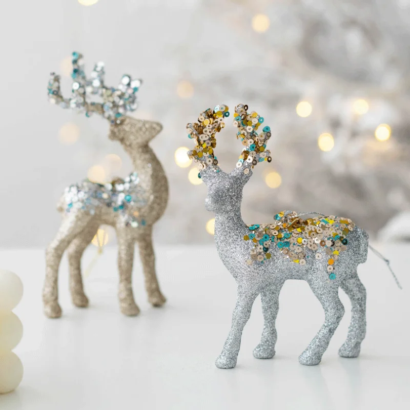 Élément Décoratif Étincelant – Décoration de Noël Luxe pour une Ambiance Festive