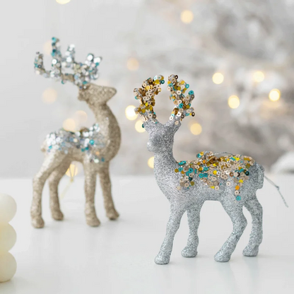 Élément Décoratif Étincelant – Décoration de Noël Luxe pour une Ambiance Festive