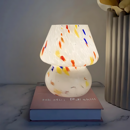 Floroux Champignon Lampe de Table LED | Charme Vintage pour Votre Maison