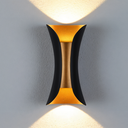 Floroux - Douce lumière murale LED élégante avec double émission lumineuse pour les espaces extérieurs
