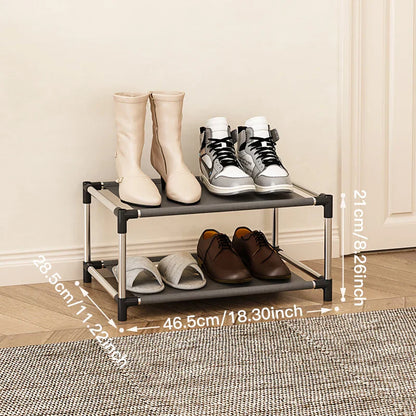 Étagère à chaussures haute : Solution de rangement peu encombrante, stable et durable