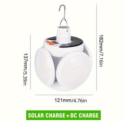 SolarFold Lampe - Lampe de camping LED rechargeable portable