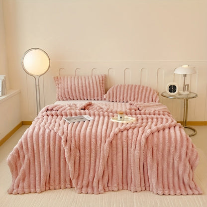 Couverture en fourrure de lapin luxueuse | Douce, chaude et polyvalente pour toutes les occasions