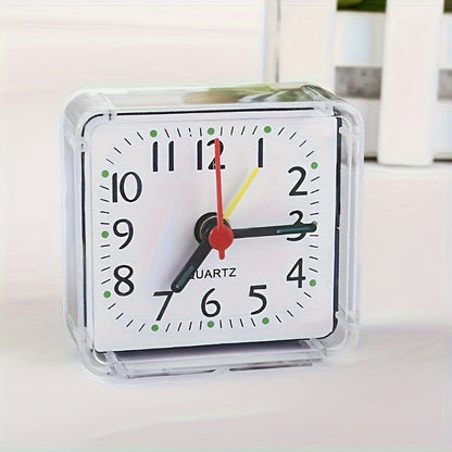 TimeSquare – Réveil Minimaliste Blanc pour Bureau & Chambre à coucher