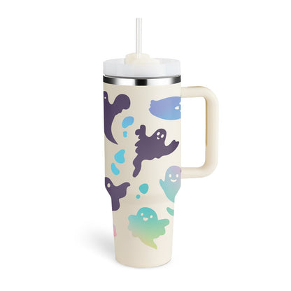 Tasse isolante avec anse et paille | 1200 ML