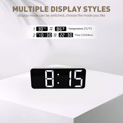 TimeGlow – Réveil LED élégant avec fonction de gradation