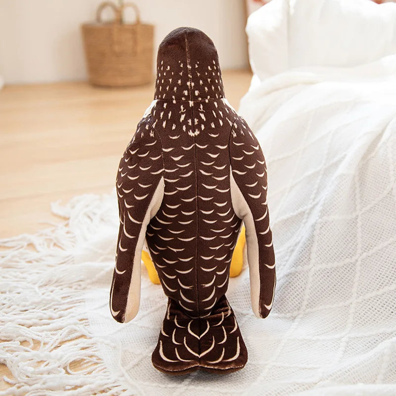 Floroux - Éagle en peluche douillette pour des rêves doux et des aventures