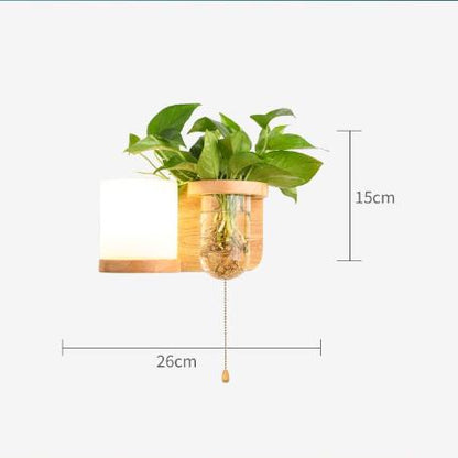 Floroux - Plante lampe murale LED pour une ambiance agréable