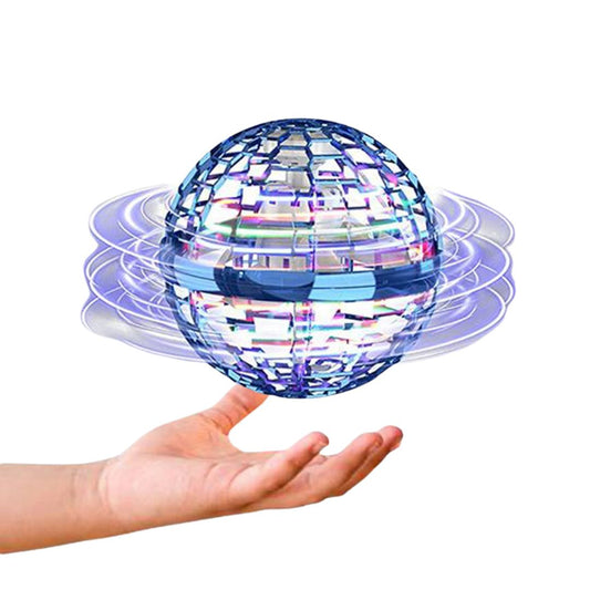 Drone magique volant LED - Balle UFO rotative à 360° pour enfants, amusante et rechargeable en toute sécurité