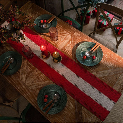 Couronne de table à tissage en trois sections