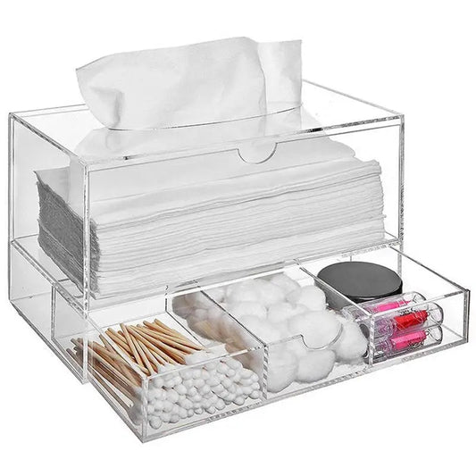 Organisateur de cosmétiques en acrylique / serviette