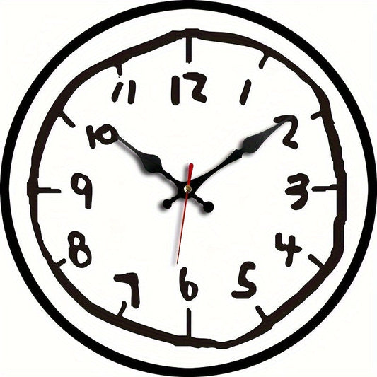 Horloge murale en bois Floroux – Style, silencieuse, parfaite pour la décoration d'intérieur