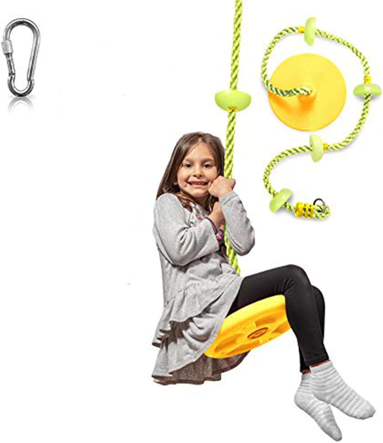 Ensemble de balançoires aventureuses - avec cordes d'escalade et plateformes pour enfants