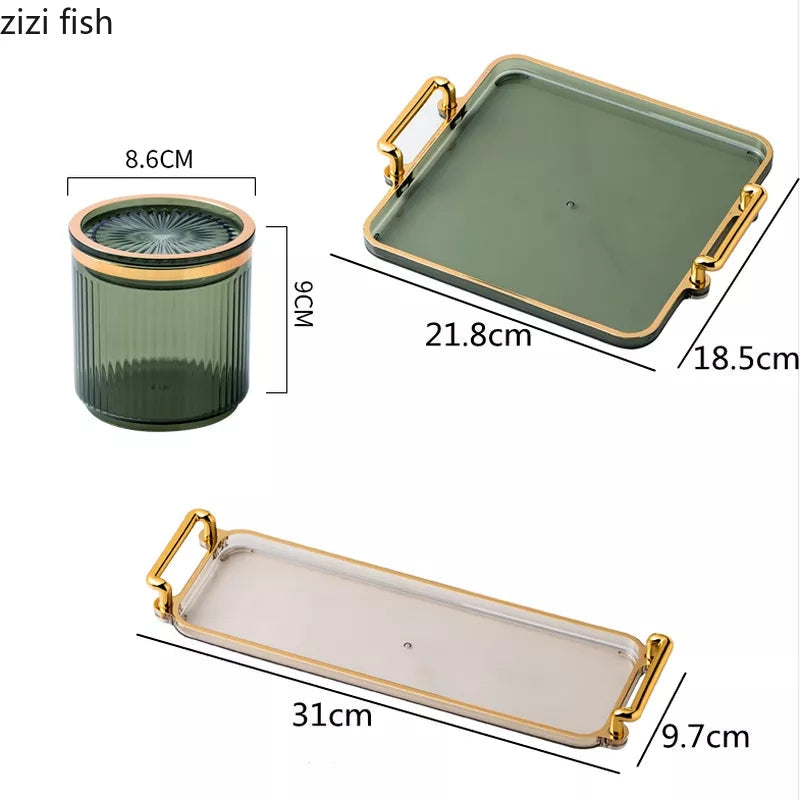 Ensemble de bocaux à épices en acrylique