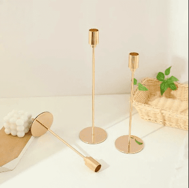 Bougeoir vintage | Support de bougie en laiton