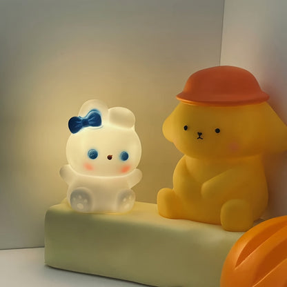 PuppyGlow Light - Petite lampe de nuit LED mignonne pour enfants
