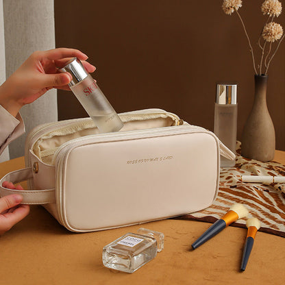 Baglia Cosmétique - Trousse de Maquillage Design à 3 Couches avec Fermeture Éclair Double et Grande Capacité