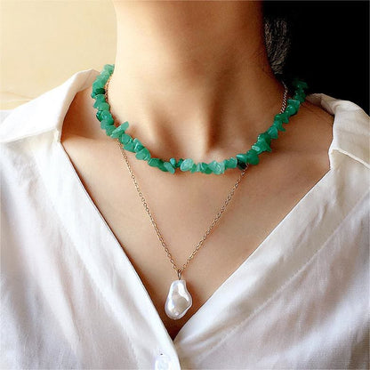 Collier en Cristal Poli Élégant - Lina