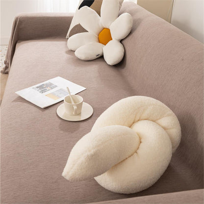 Couverture de canapé / canapé léger en chenille de couleur pure