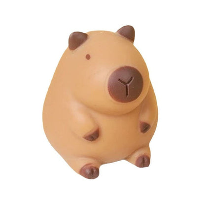 Doll de Capybara Doux Jouet Anti-stress à Rebond Lent Jouet en Plastique Souple