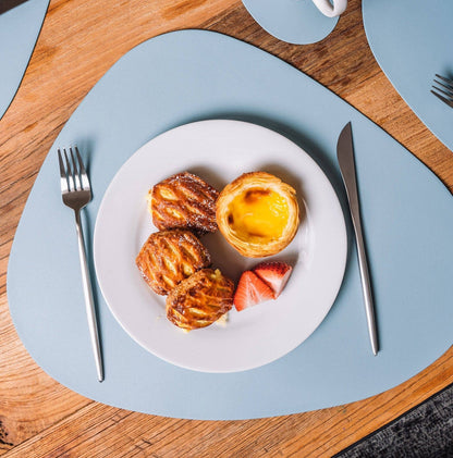 Bayley - Ensemble de luxe en simili cuir Ensemble de table et sous-verres