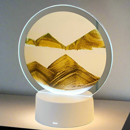 Lampe décorative créative de sable fluide