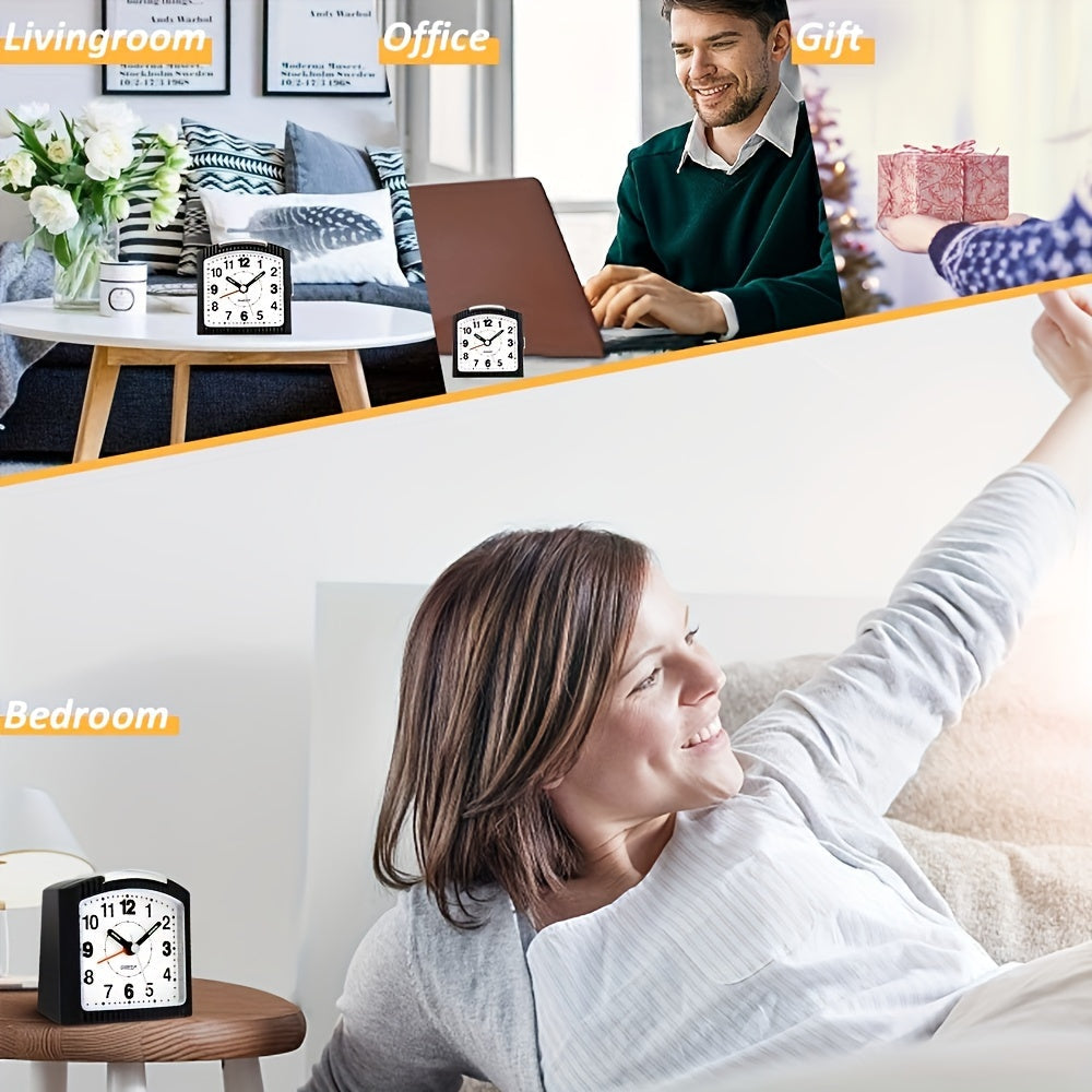 SnoozeEase - Réveil silencieux élégant avec fonction snooze