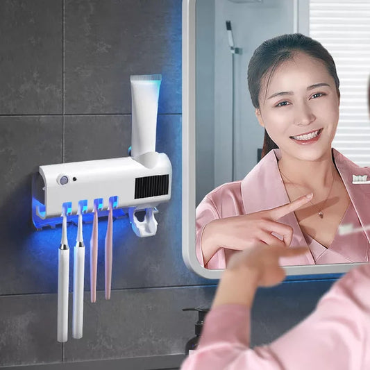 Distributeur de dentifrice automatique électrique avec UV