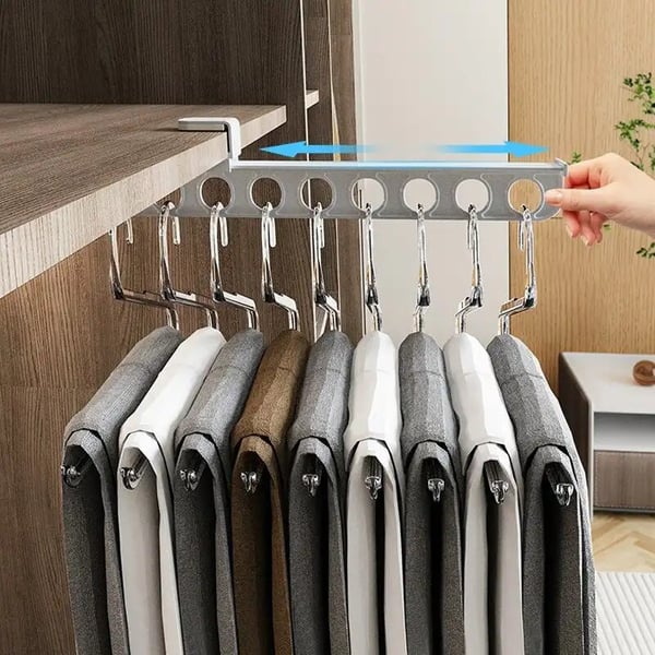 Système d'organisateur de placard extensible et gain de place Drawspace
