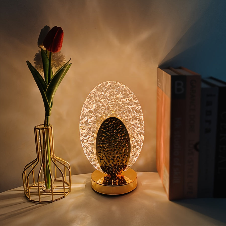 FeatherLamp - Lampe de table tactile USB avec design unique de plume