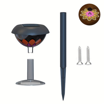 LumiLuxe - Lampe de jardin LED solaire moderne