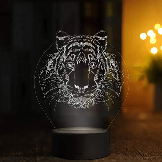 Floroux - Lampe de table avec illusion optique