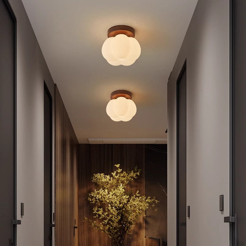 Floroux Flush Ceiling Light | LED Ceiling Lamp | Modern Design | Mood Light for Living Room & Bedroom