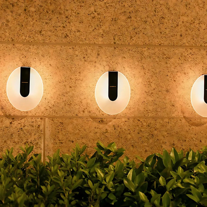 Floroux - Applique murale extérieure élégante avec éclairage LED blanc chaud pour des soirées détendues
