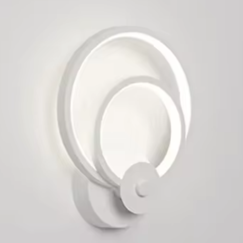 Floroux - Applique LED élégante en fer pour des accents contemporains